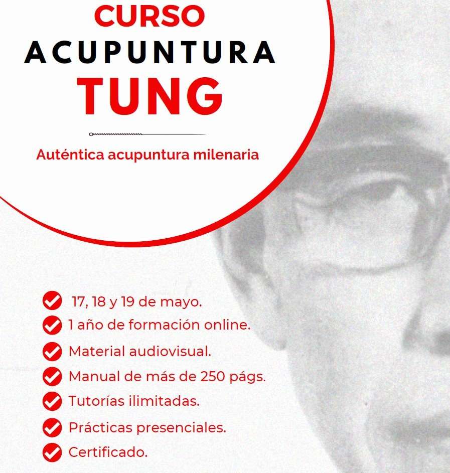 cartel curso acupuntura tung